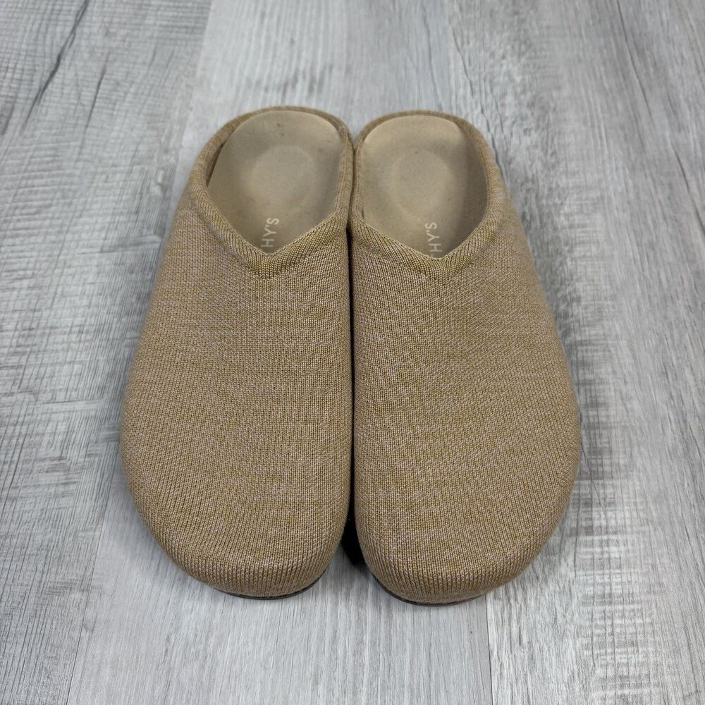 Rothy's The Casual Clog Brown Tan Mules Size 10 Womens Excellent With Box Cozy K - Picture 15 of 16